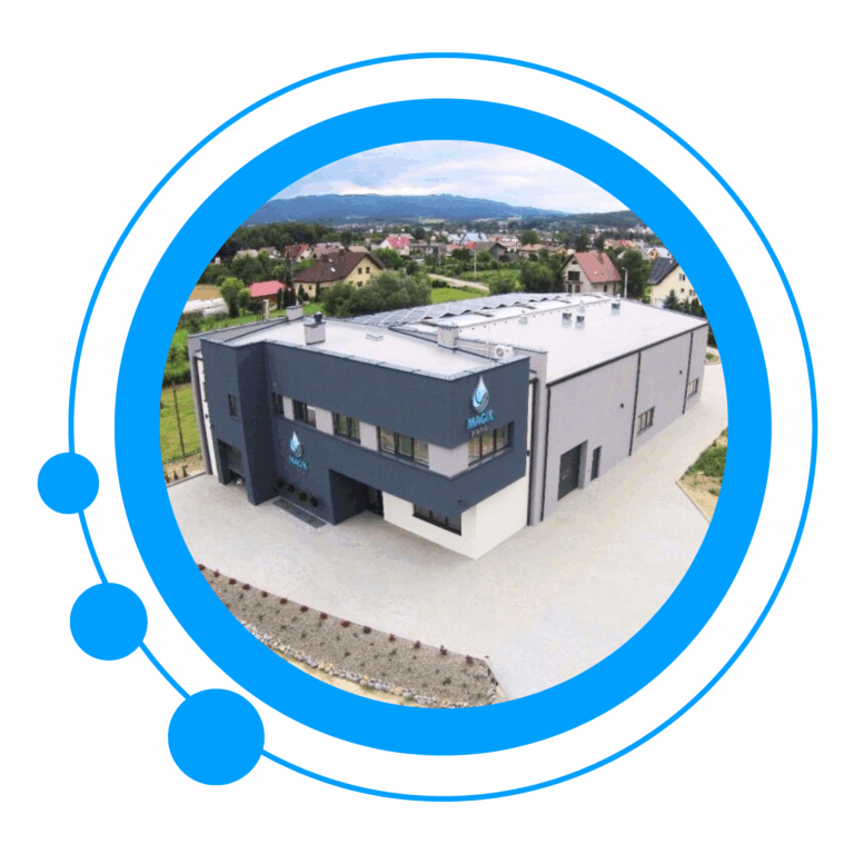 BUDYNEK PRALNI MAGIK W STARYM SĄCZU WYBUDOWANY W 2017 ROKU.